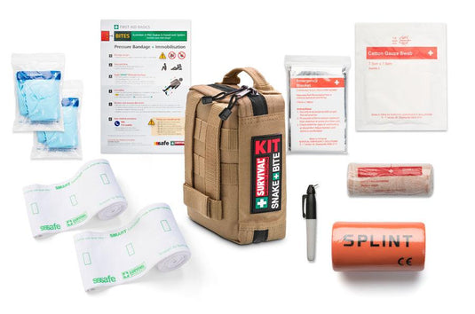Snake Protection Kit Items SURVIVAL Snake Bite KIT – Resupply Camping and Outdoors