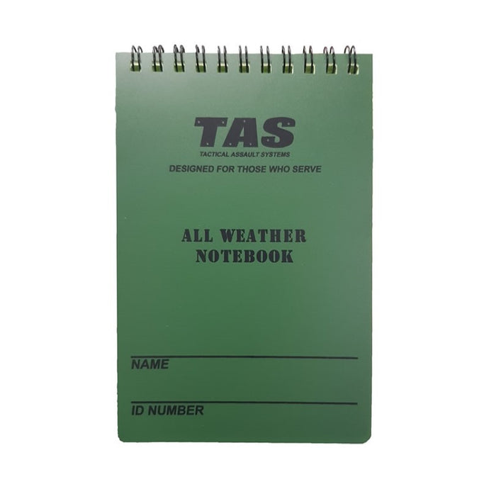 TAS - ALL WEATHER NOTEBOOK / NOTEPAD
